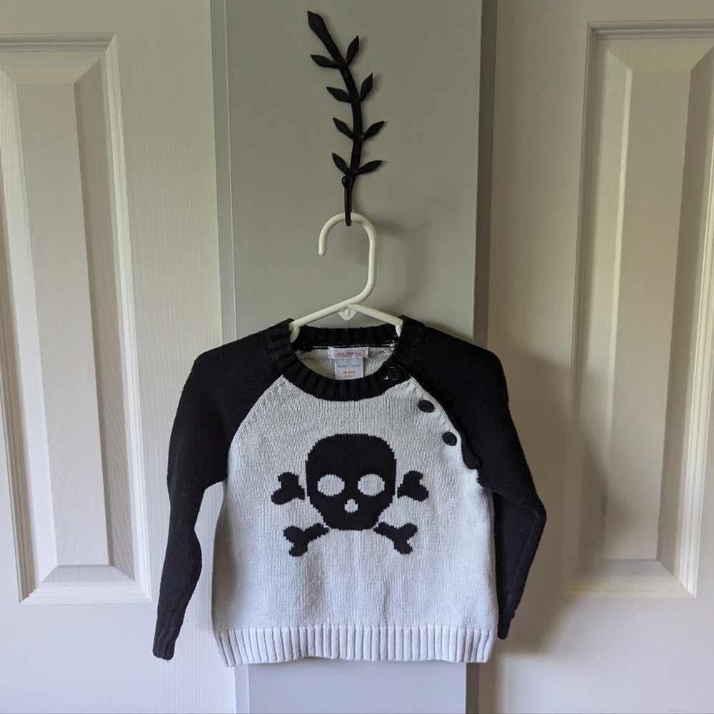 JOE FRESH SKULL SWEATER 18-24mth